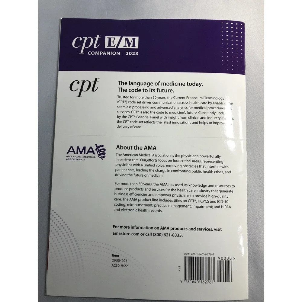 E/M Companion 2023, American Medical Association